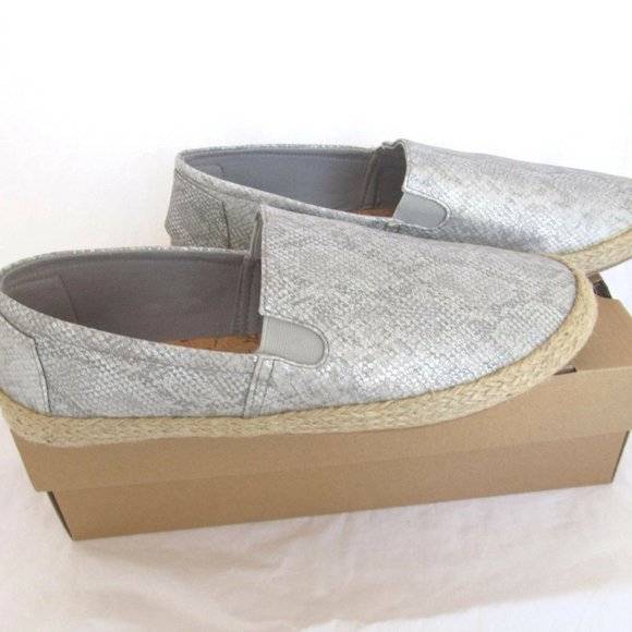 Seven7 Shoes - Seven7 Shoes Flats Espadrille Platinum Azul New